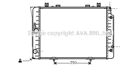 AVA QUALITY COOLING Radiaator,mootorijahutus MS2151